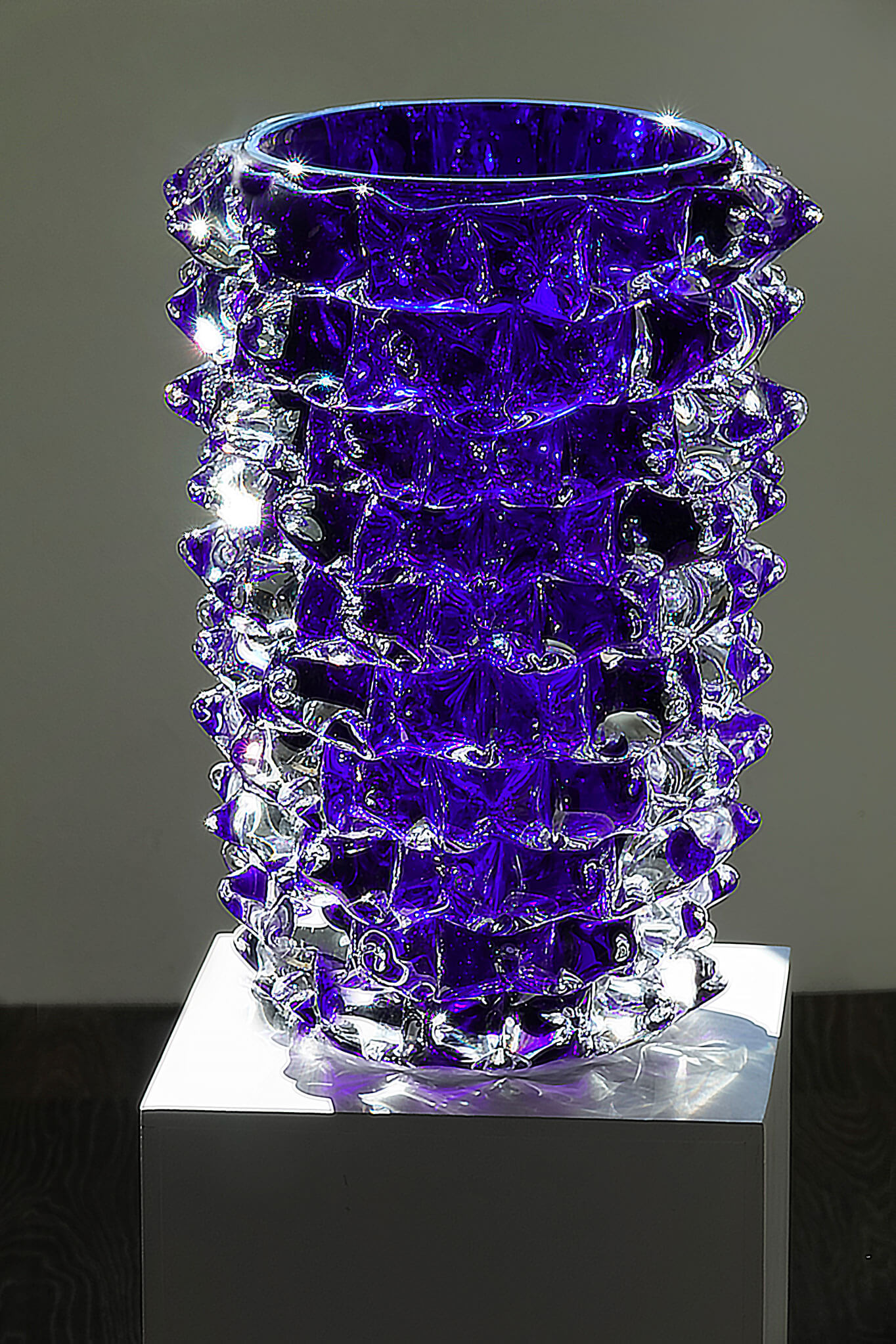 vetro-murano-vaso-massiccio-collezione-rostrati-blu